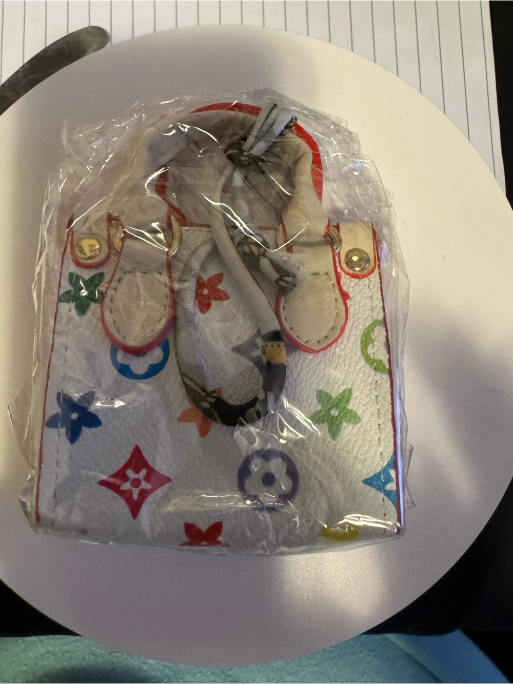 New Vintage Pattern Tote Bag, Mini Key Bag, Coin Purse, Earphone Bag